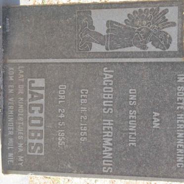 JACOBS Jacobus Hermanus 1955-1955