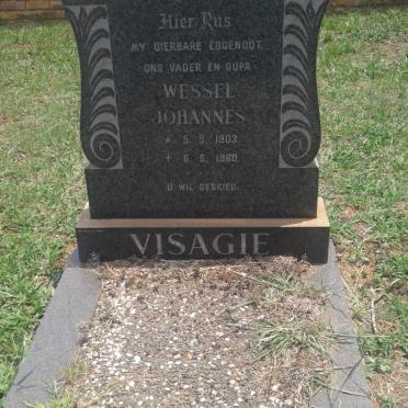 VISAGIE Wessel Johannes 1903-1960