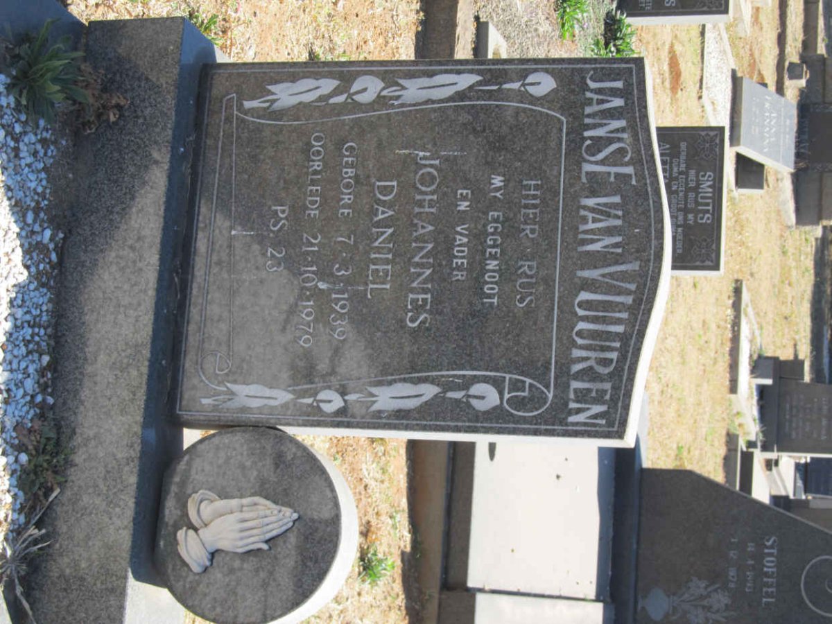 VUUREN Johannes Daniel, Janse van 1939-1979