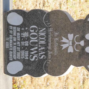 GOUWS Nicolaas 1964-1965