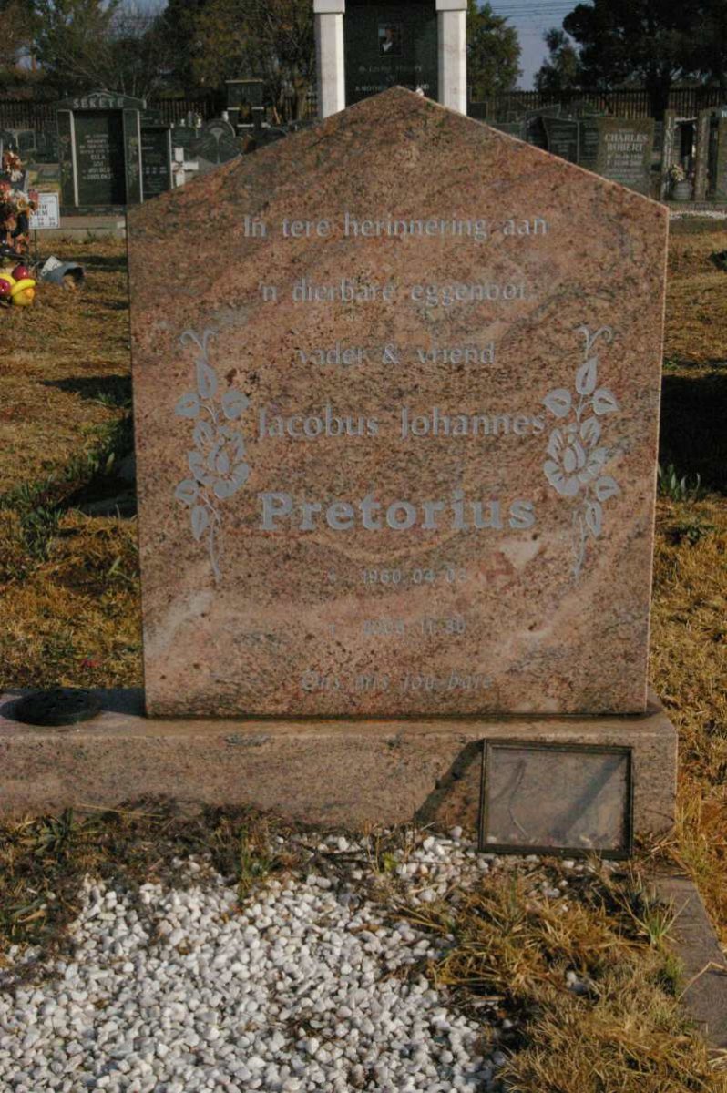 PRETORIUS Jacobus Johannes 1960-2005