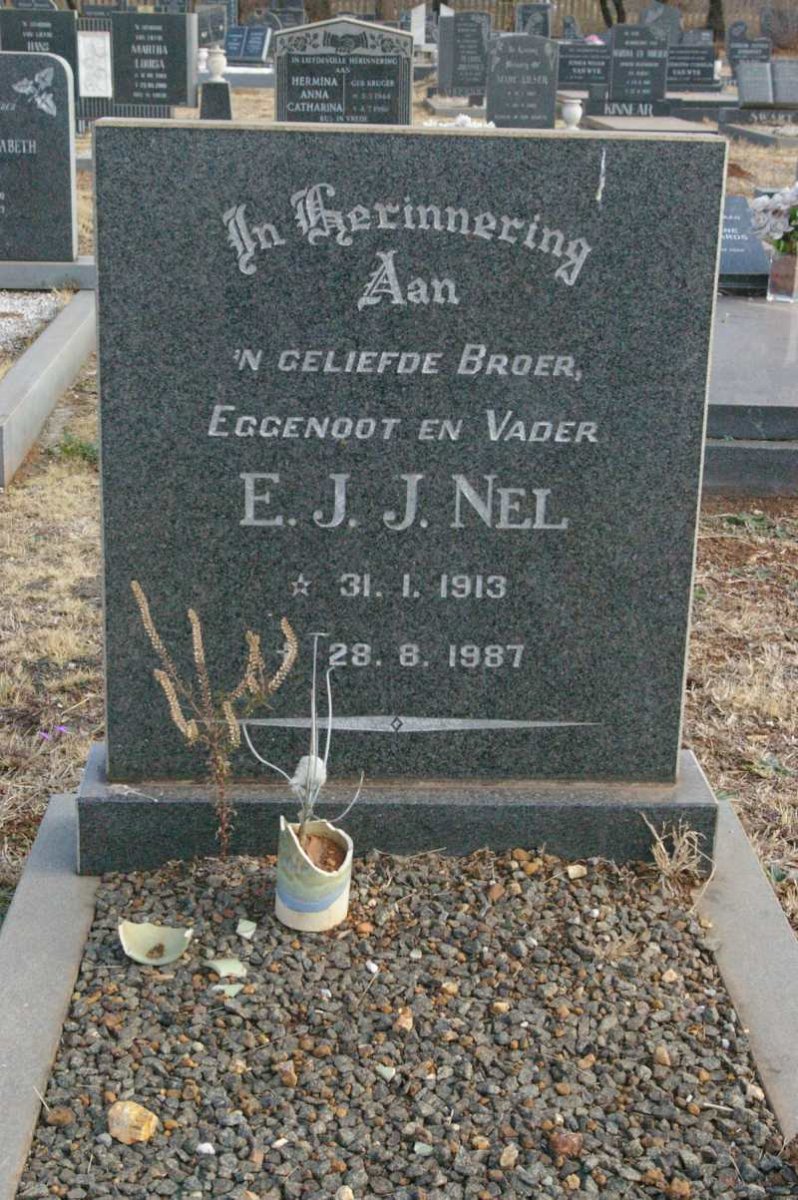NEL E.J.J. 1913-1987