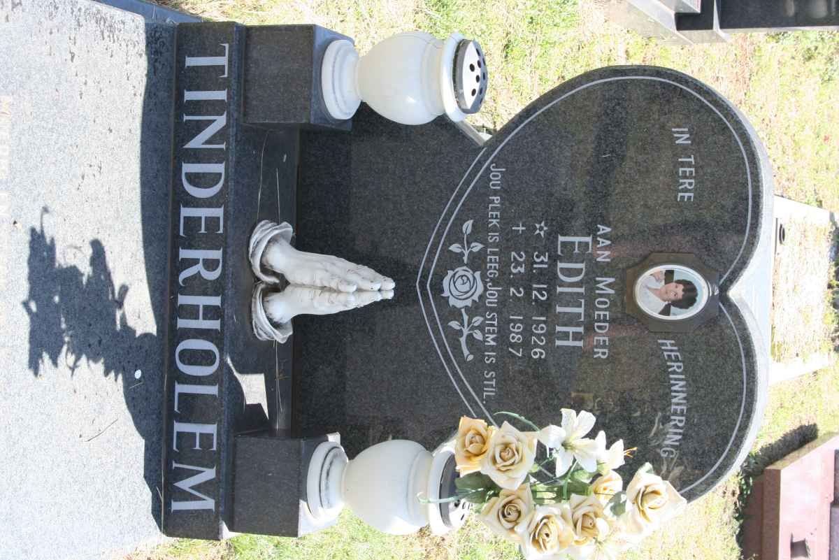 TINDERHOLEM Edith 1926-1987