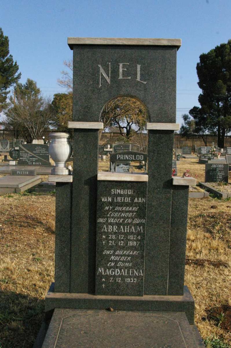 NEL Abraham 1924-1987 &amp; Magdalena 1933-