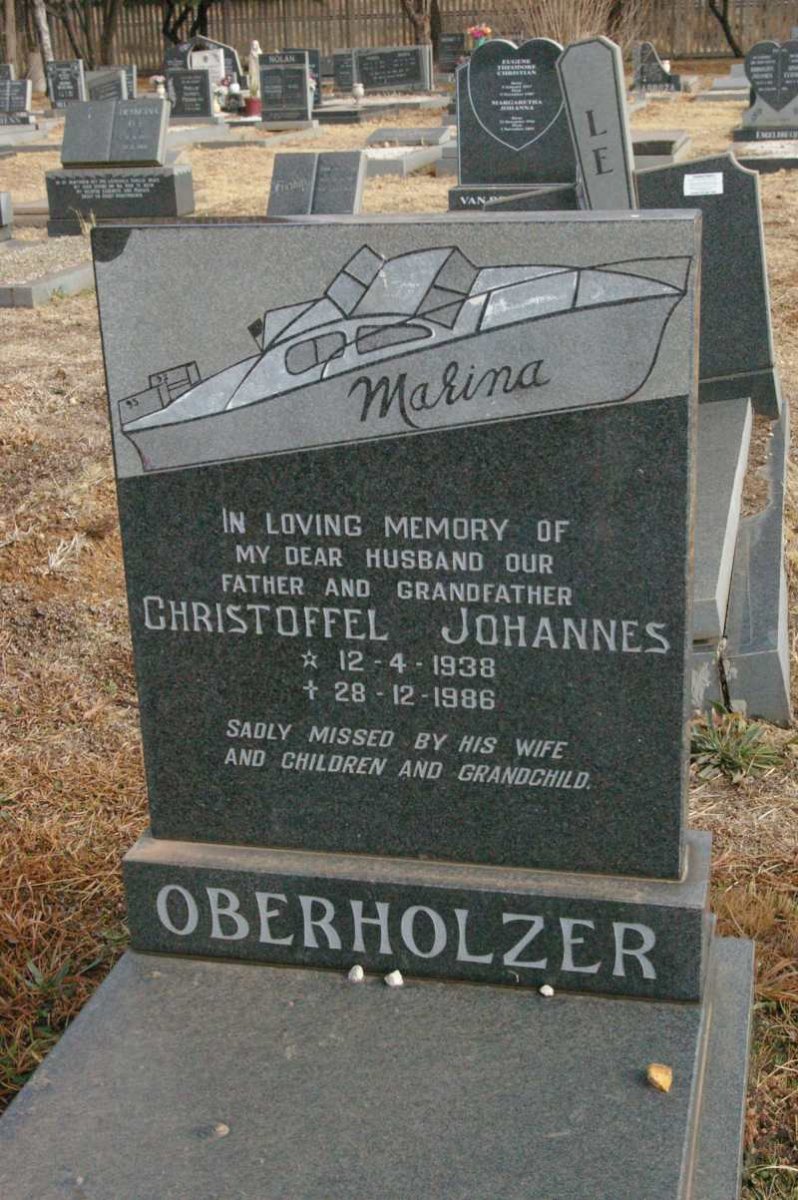 OBERHOLZER Christoffel Johannes 1938-1986