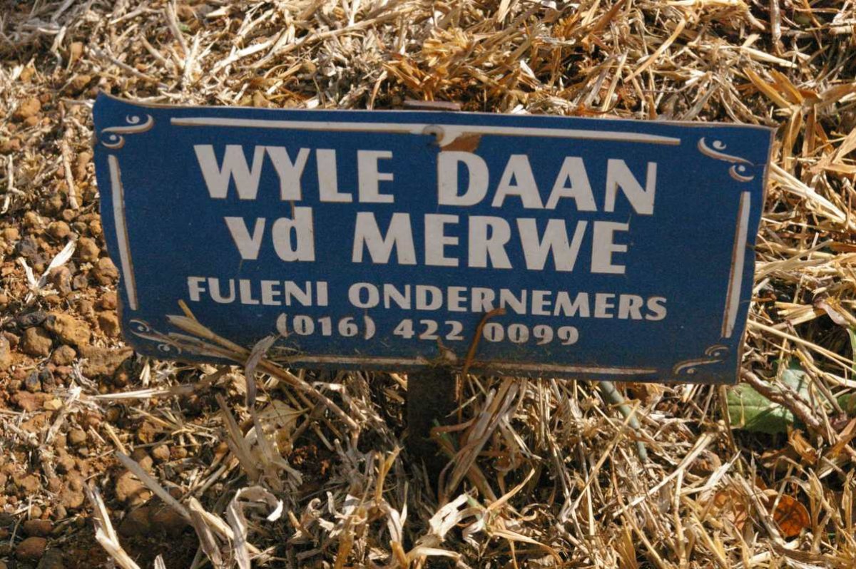 MERWE Daan, v.d.