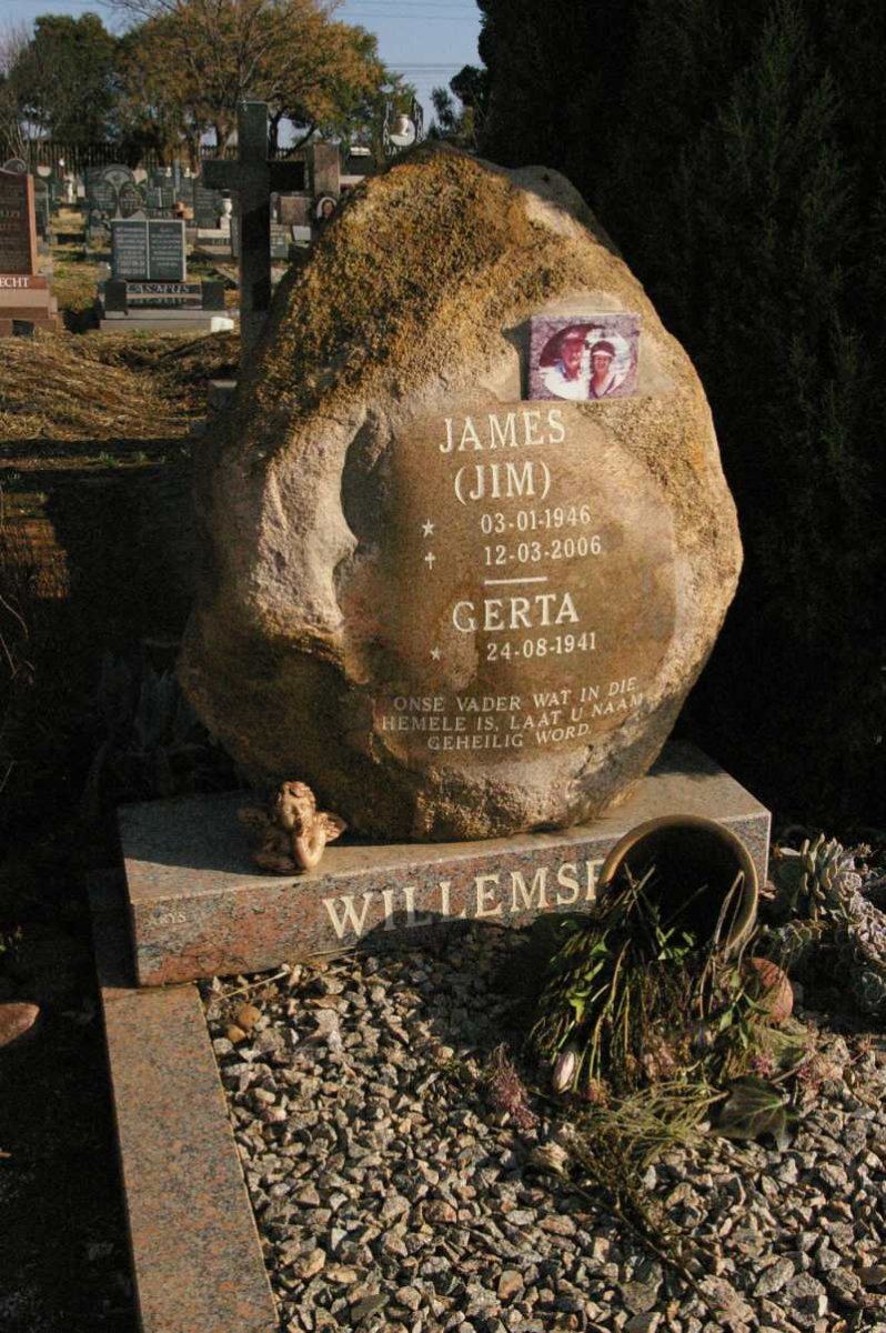 WILLEMSE James 1946-2006 &amp; Gerta 1941-