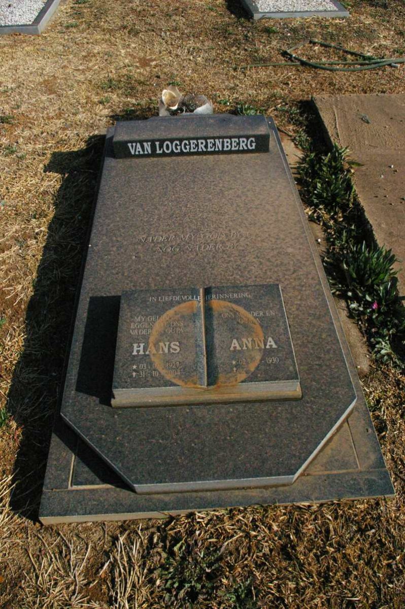 LOGGERENBERG Hans, van 1927-2004 &amp; Anna 1930-