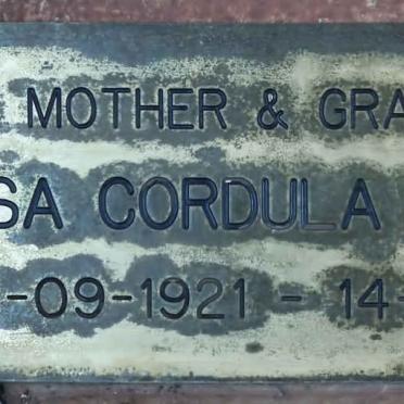 REGT Elsa Cordula, de 1921-1996