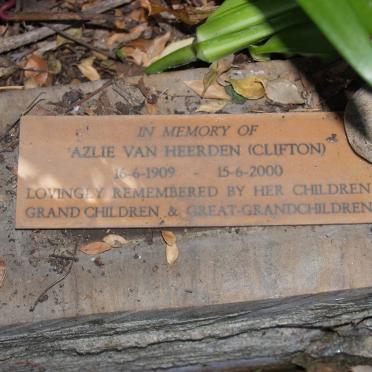 HEERDEN Azlie, van nee CLIFTON 1909-2000