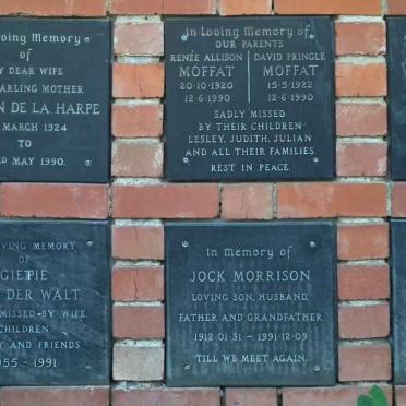 3. Memorial walls at St Saviours Cemetery Back Right