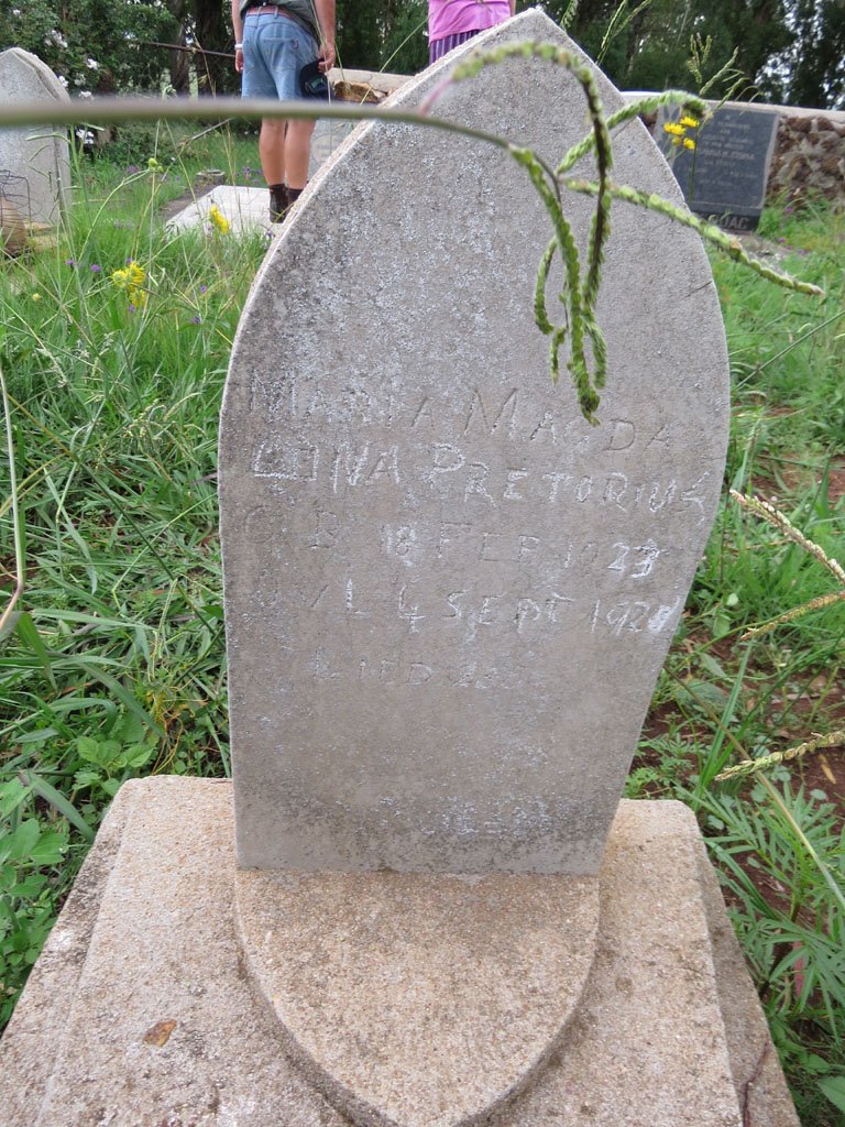 PRETORIUS Maria Magdalena 1923-192?