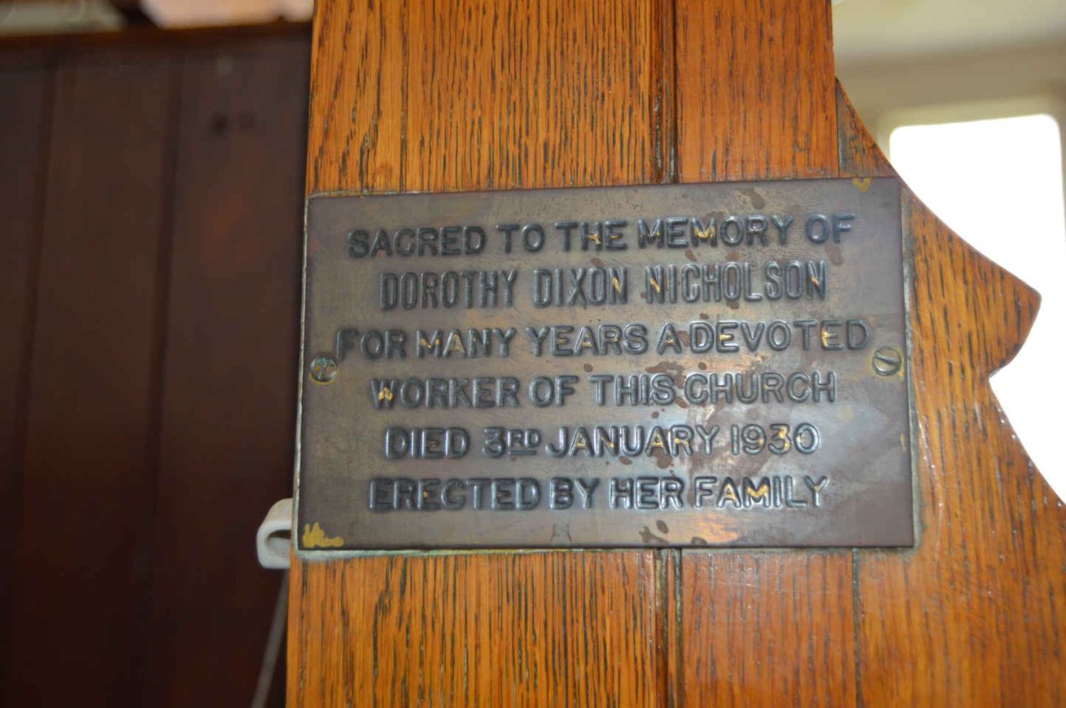 NICHOLSON Dorothy Dixon -1930