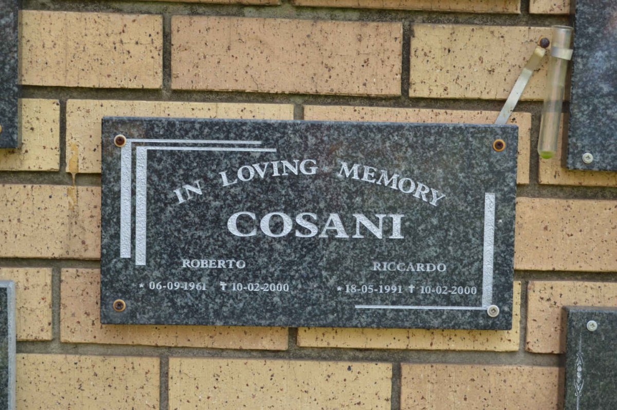 COSANI Roberto 1961-2000 :: COSANI Riccardo 1991-2000