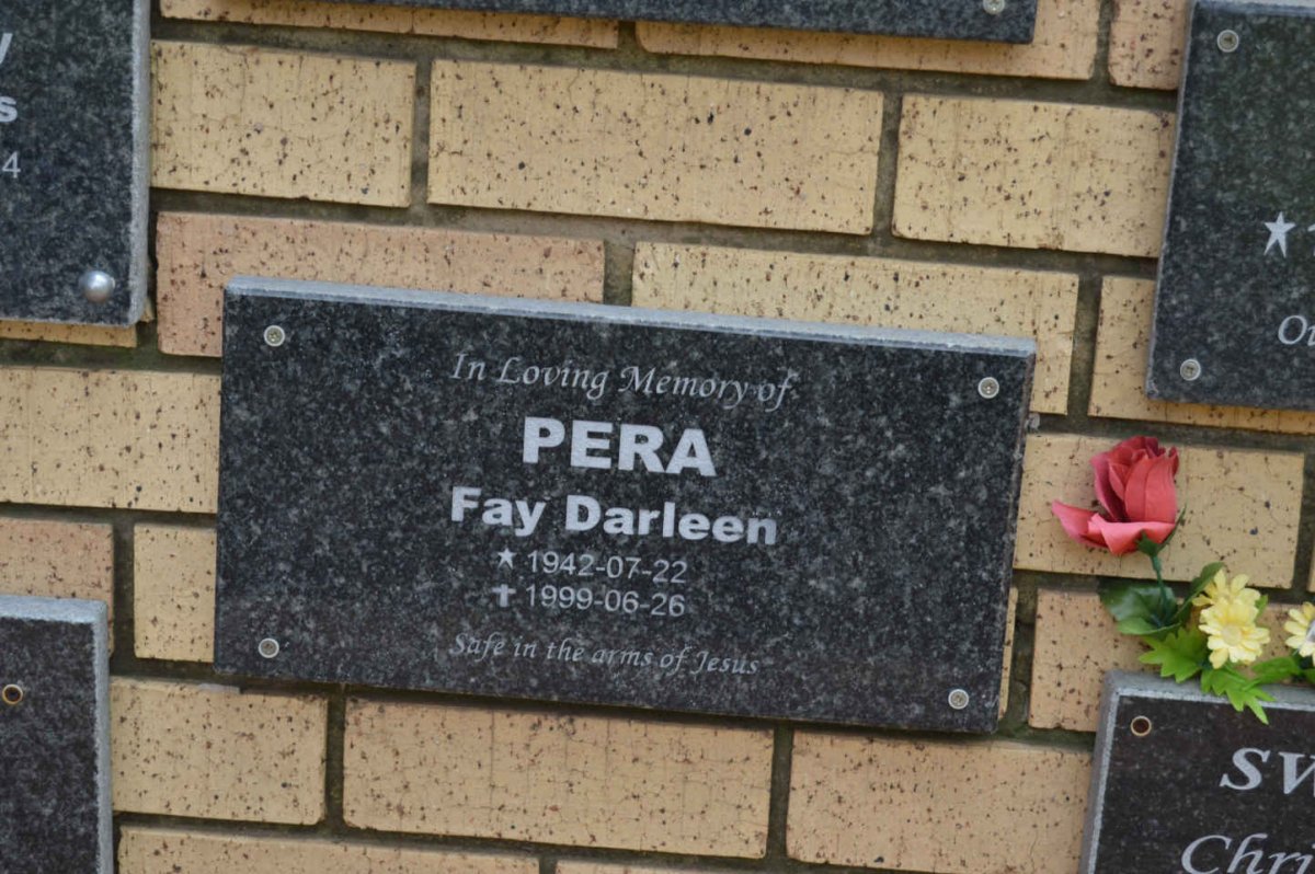 PERA Fay Darleen 1942-1999