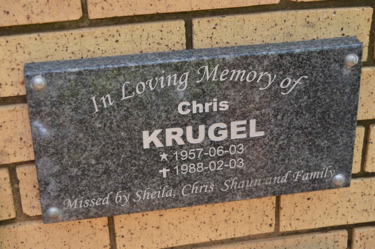 KRUGEL Chris 1957-1988