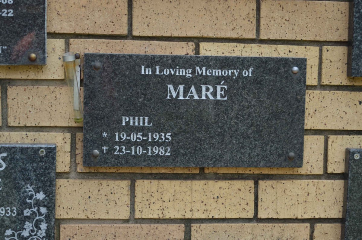 MARÉ Phil 1935-1982
