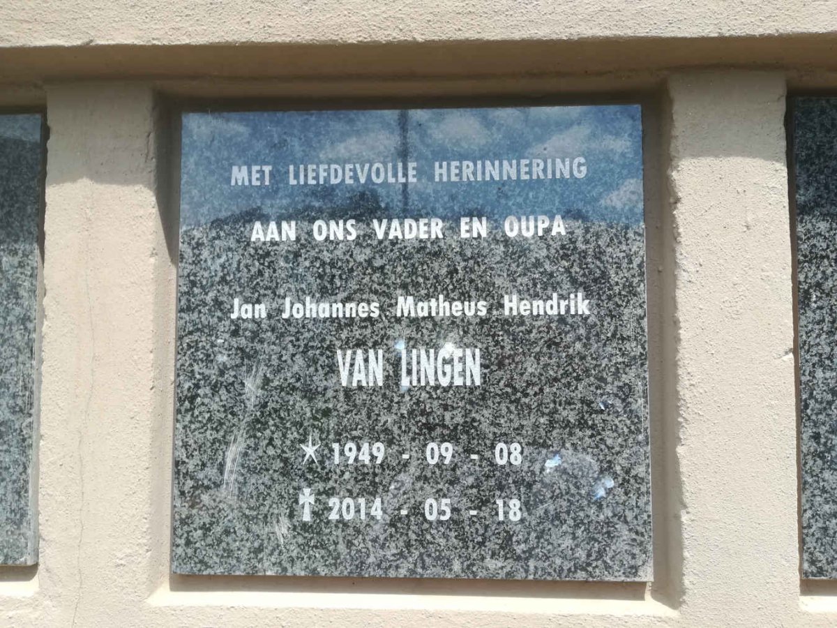 LINGEN Jan Johannes Matheus Hendrik, van 1949-2014