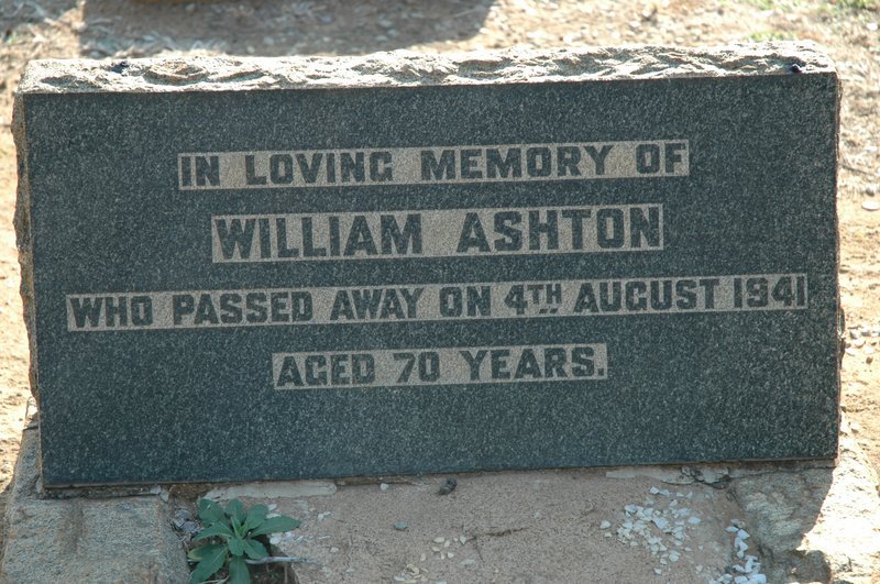 ASHTON William  -1941 
