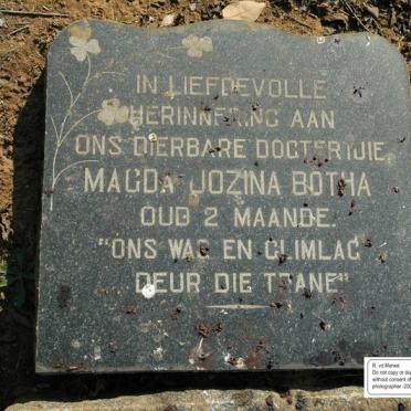 BOTHA Magda Jozina 