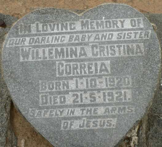 CORREIA Willemina Cristina 1920-1921