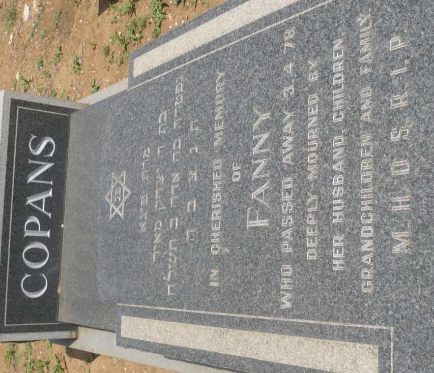 COPANS Fanny -1978