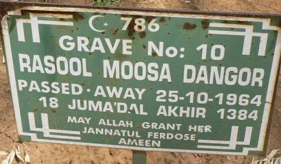 DANGOR Rasool Moosa -1964
