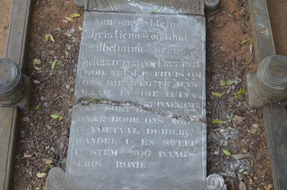 HEYNS Christiena Johanna Wilhelmina 1933-1935