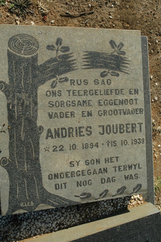 JOUBERT Andries 1894-1938