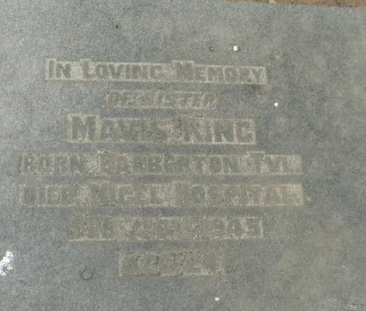 KING Mavis -1945