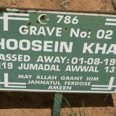 KHAN Hoosein -1959