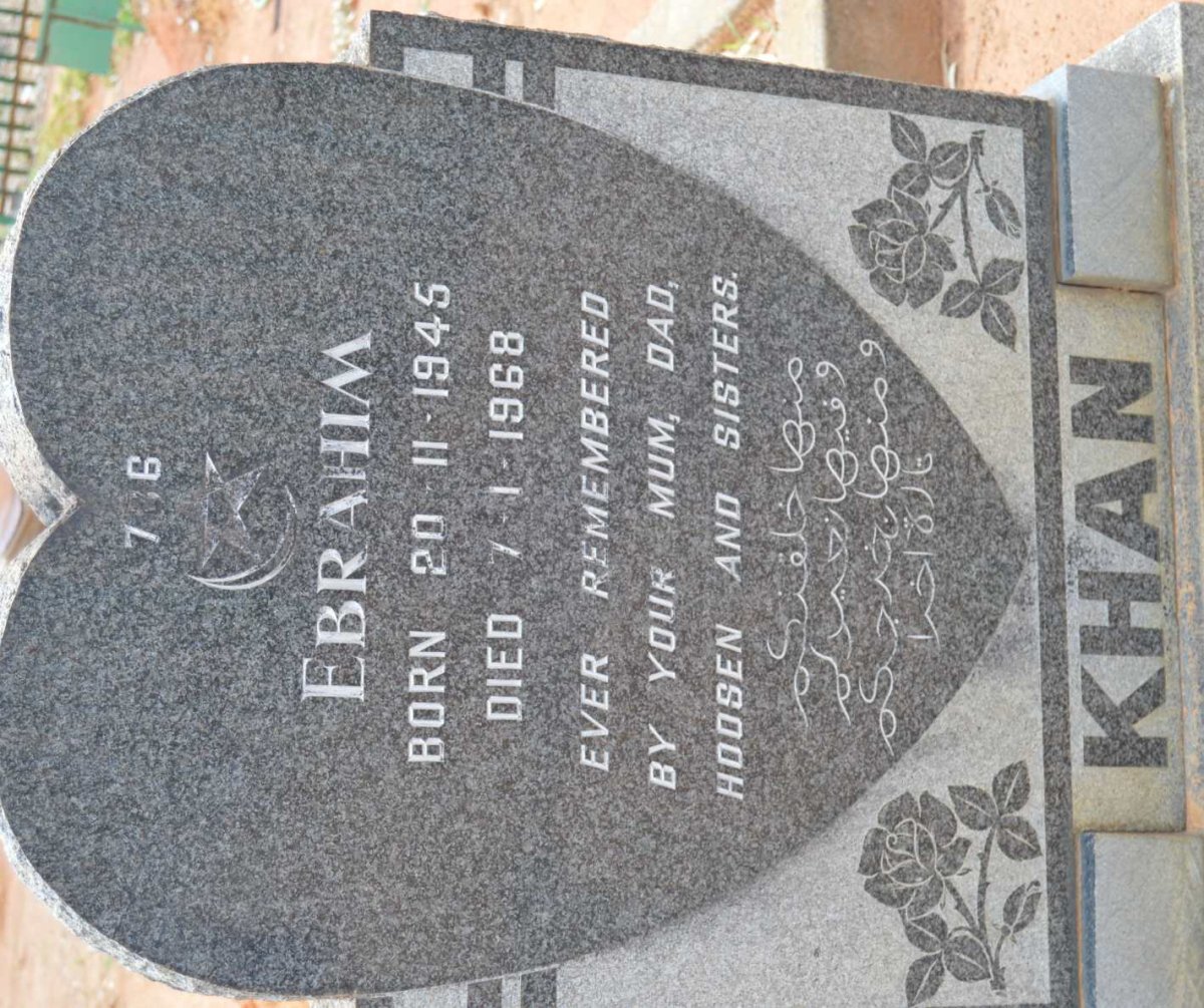 KHAN Ebrahim 1945-1968