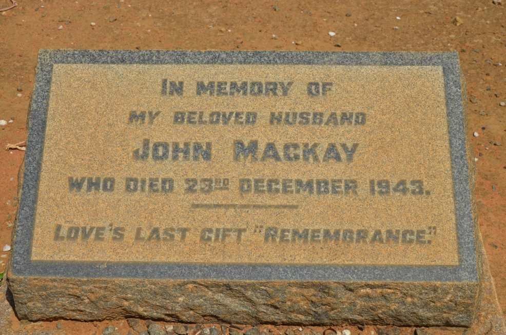 MacKAY John -1943