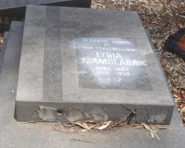 MAMOLABA Lydia 1864-1934