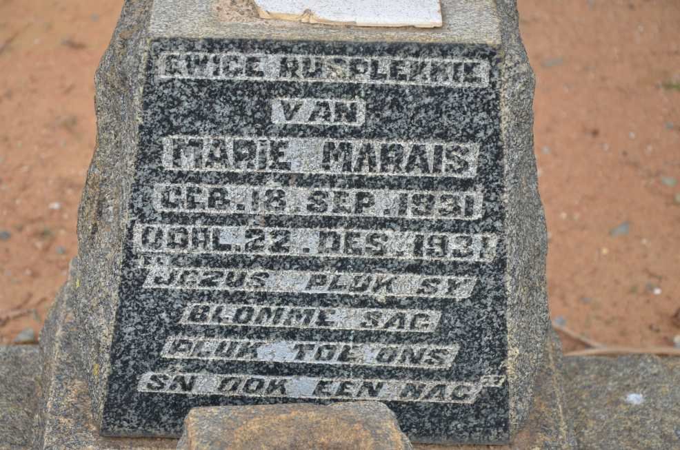 MARAIS Marie 1931-1931