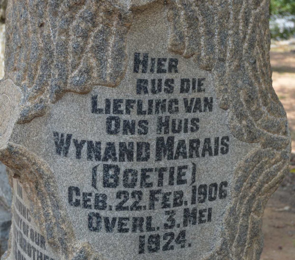 MARAIS Wynand 1906-1924