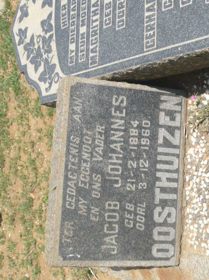 OOSTHUIZEN Jacob Johannes 1884-1960