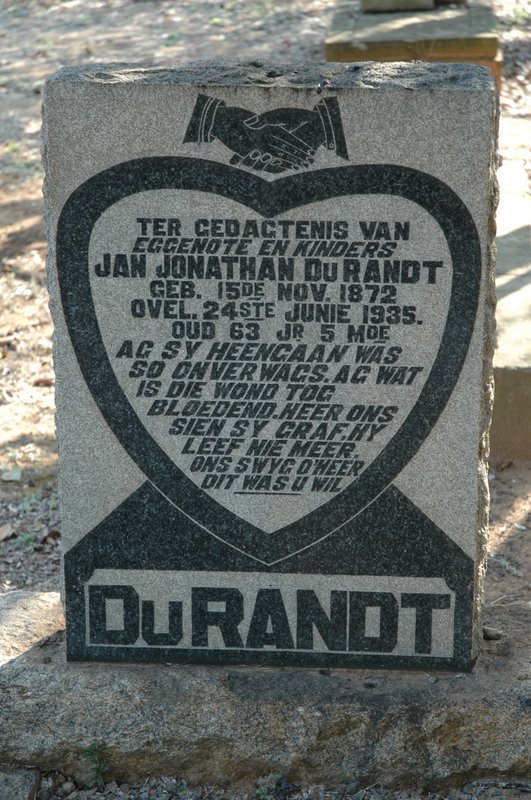 RANDT Jan Jonathan, du 1872-1935