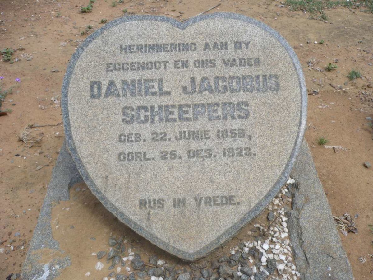 SCHEEPERS Daniel Jacobus 1858-1923
