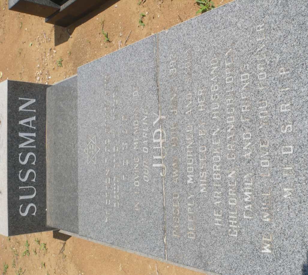 SUSSMAN Judy -19??
