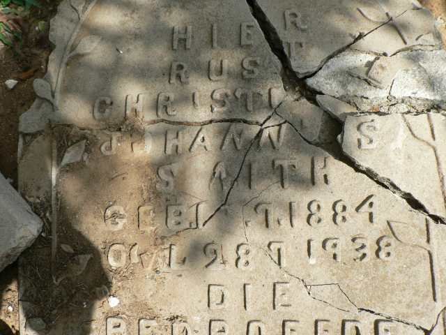 SMITH Christiaan Johannes 1884-1938