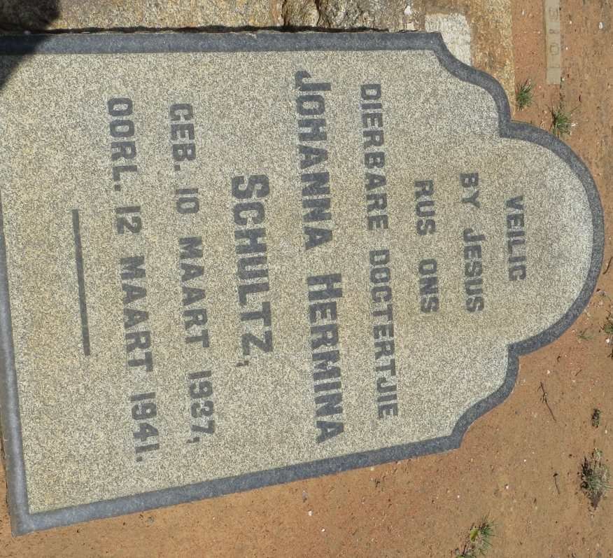 SCHULTZ Johanna Hermina 1937-1941
