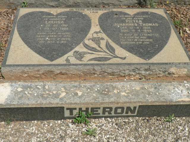 THERON Pieter Johannes Thomas 1905-1946 &amp; Louisa 1910-1988