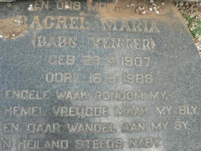 VENTER Rachel Maria 1907-1969