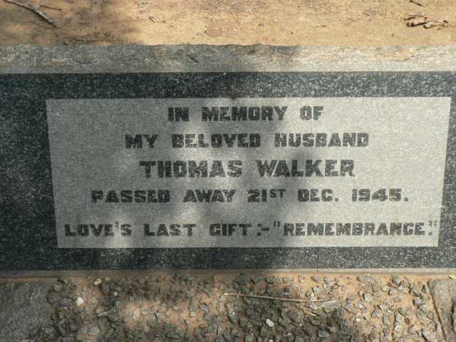 WALKER Thomas -1945