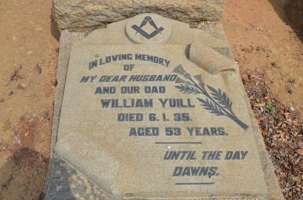 YUILL William -1935