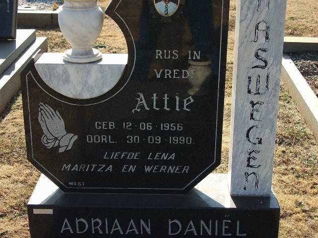ASWEGEN Adriaan Daniël, van 1956-1990