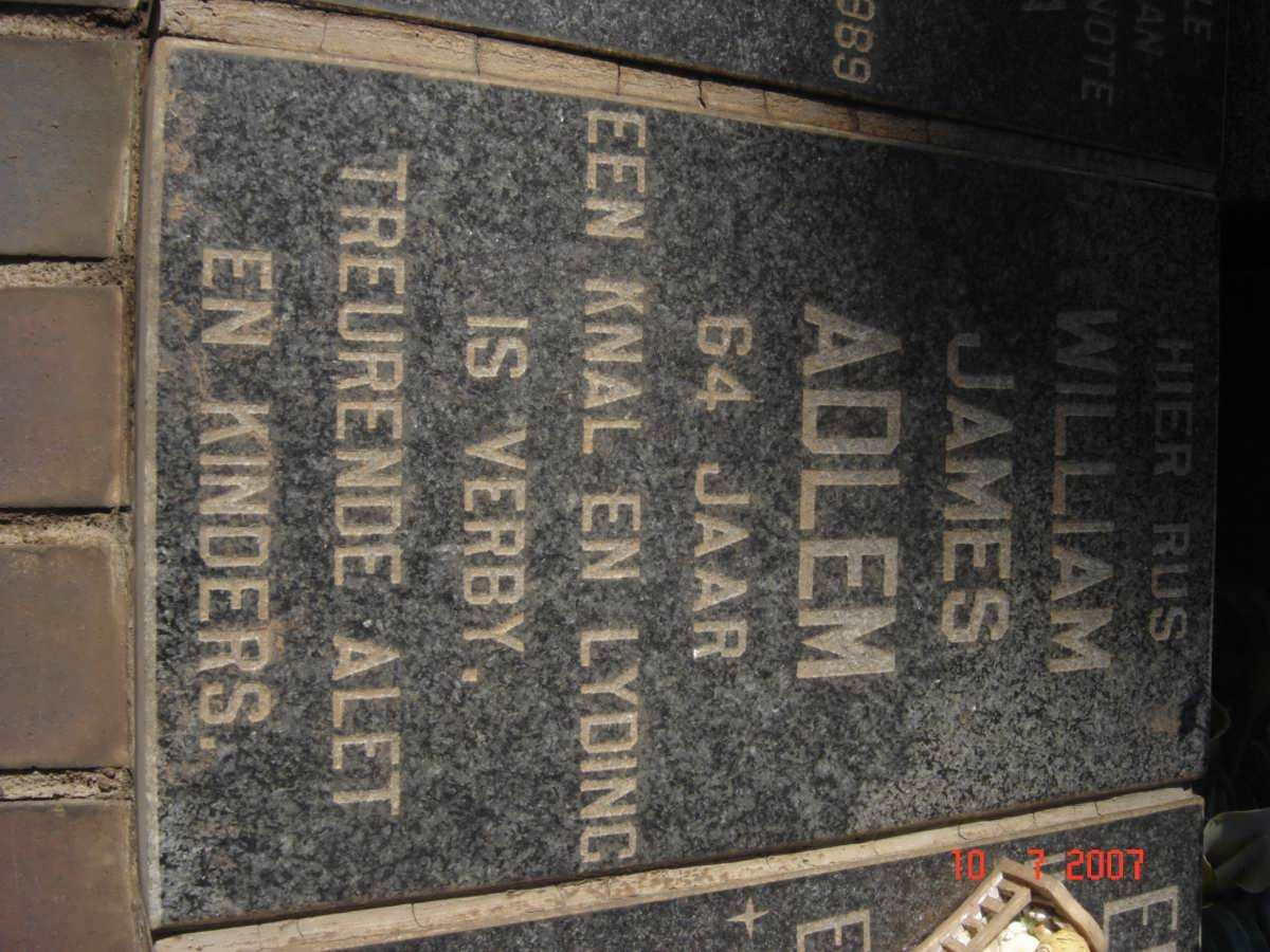 ADLEM William James