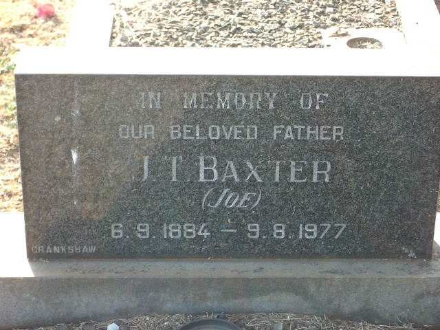 BAXTER J.T. 1884-1977