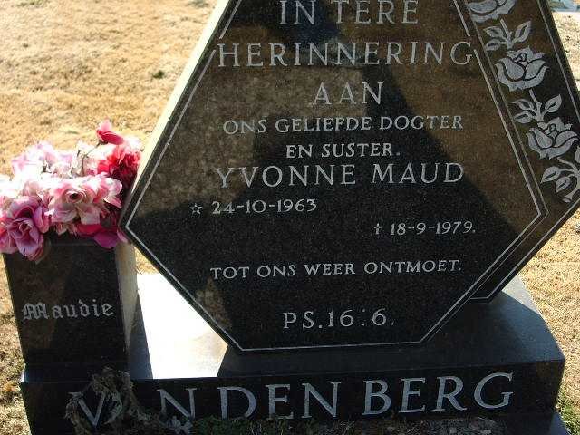 BERG Yvonne Maud, van den 1963-1979